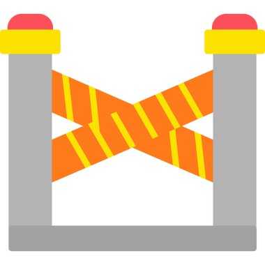 Bir inşaat simgesinin vektör illüstrasyonu