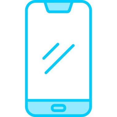 akıllı telefon simgesi vektör illüstrasyonu