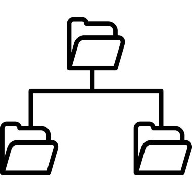 Dizin simgesi, web basit illüstrasyonu
