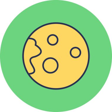 Gezegen simge vektör çizim