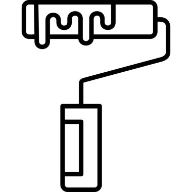 boya silindiri vektör illüstrasyonu