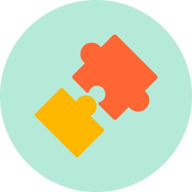 Bulmaca simgesi vektör çizimi