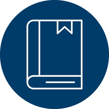 Kitap. Web simgesi basit illüstrasyon