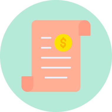 Ben Bill. Web simgesi basit illüstrasyon