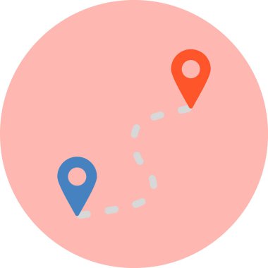 Yönlendirme web simgesi basit illüstrasyon