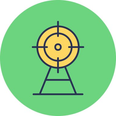 hedef simge vektör illüstrasyonu