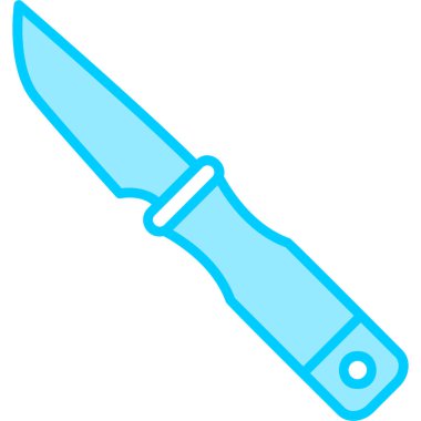 bıçak simgesi vektör illüstrasyonu