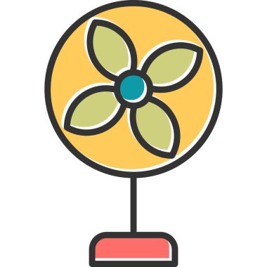 Hayran. Web simgesi vektör illüstrasyonu 