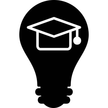 Eğitim sembolü. düz tasarım biçimi.