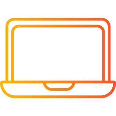 Bilgisayar. Web simgesi basit illüstrasyon