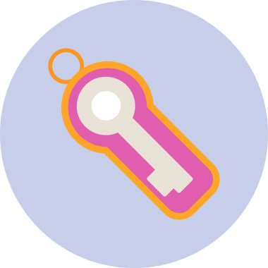 Anahtar simgesi web simgesi basit illüstrasyon