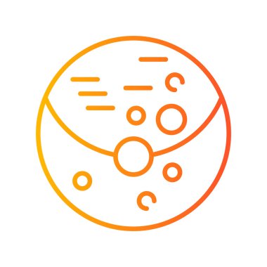 vector illustration of a planets, icon