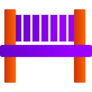 Yedek kulübesi Web simgesi basit tasarım