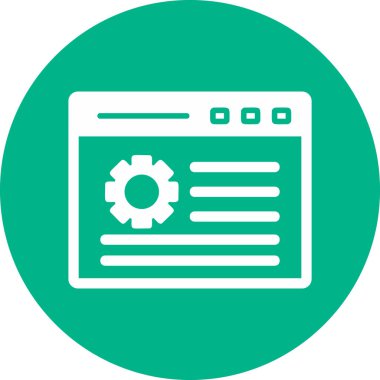 Webpage web icon, vector illustration