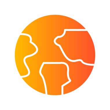 Gezegen simge vektör çizim