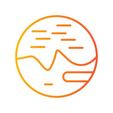 Gezegen simge vektör çizim