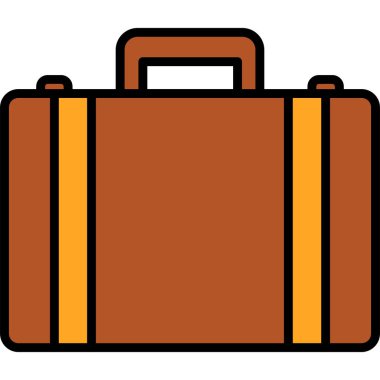 Çanta. Web simgesi basit tasarım 