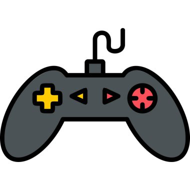 Oyun kolu. Web simgesi basit illüstrasyon