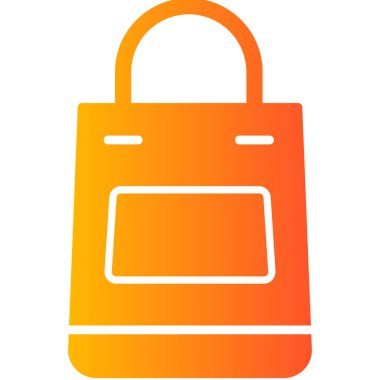 Alışveriş çantası modern simge, vektör illüstrasyonu