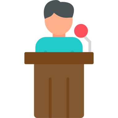 Jeopolitik. Web simgesi basit illüstrasyon 