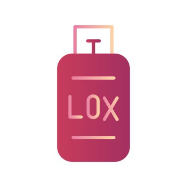 Fuel barrel simple vector illustration