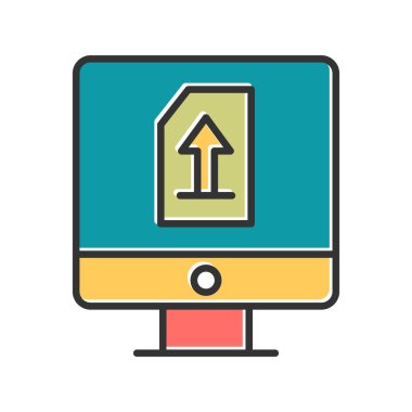 upload File simple illustration icon