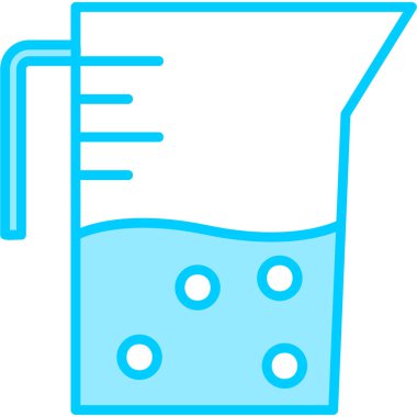 Su. Web simgesi vektör illüstrasyonu