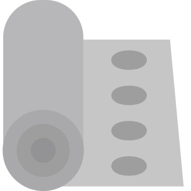 Yoga minderi. Web simgesi basit tasarım 