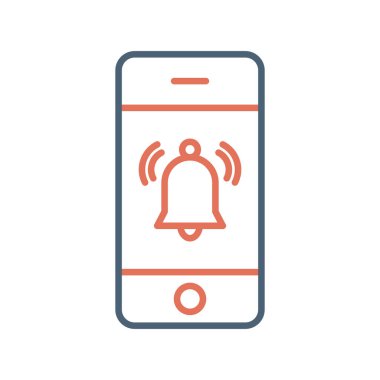 akıllı telefon simgesi vektör illüstrasyonu
