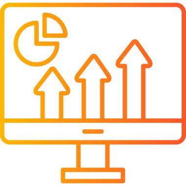 Seo ve teknoloji simgesinin vektör illüstrasyonu