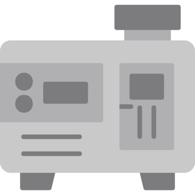 Jeneratör web simgesinin vektör illüstrasyonu