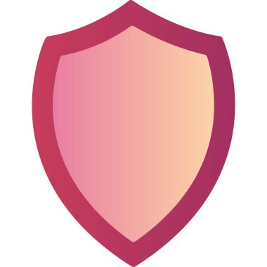 kalkan simgesi, vektör illüstrasyonu basit tasarım