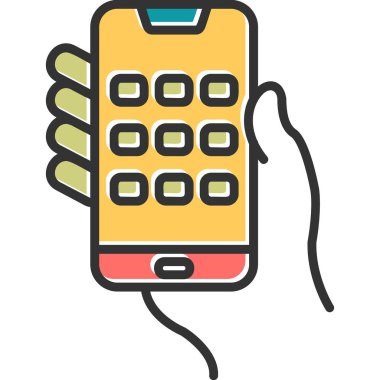 Ekran Ağı simgesini basit bir illüstrasyonla çevir