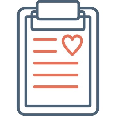 Kalp. Web simgesi basit tasarım