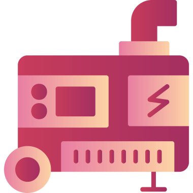 tren. Web simgesi basit illüstrasyon