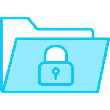 Güvenli veri ve tarayıcı penceresinin vektör illüstrasyon simgesi