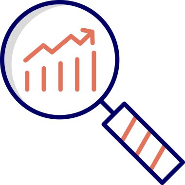Ağ için büyüteç loupe simgesi 