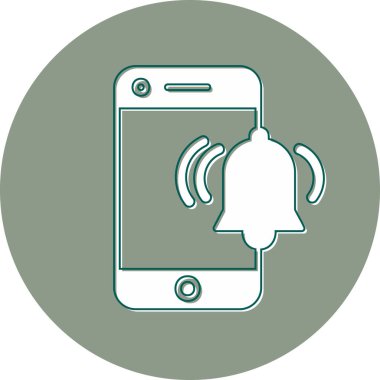 Alarm saat vektör simgesi