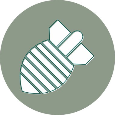 Atomic Bomb icon modern vector illustration