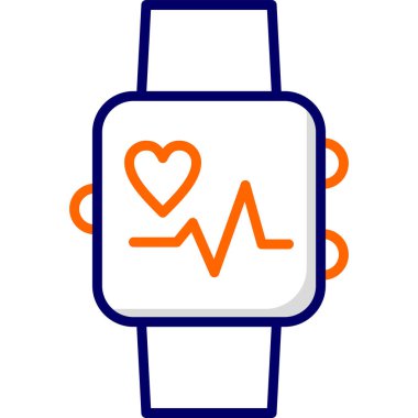 smartwatch simge vektör çizimi