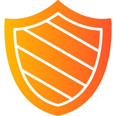 kalkan simgesi, vektör illüstrasyonu basit tasarım