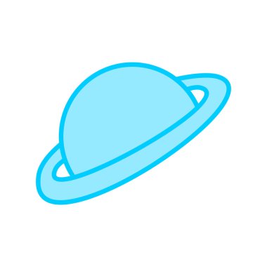 Astronomi. Web simgesi basit illüstrasyon