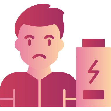 Enerji Ağı simgesi yok Basit illüstrasyon