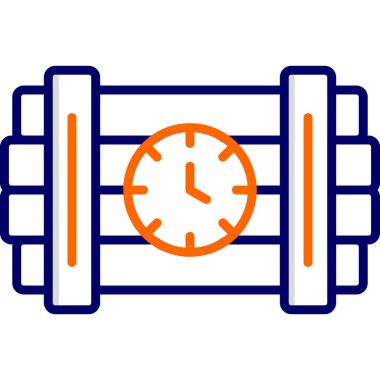 vector illustration of bomb modern icon