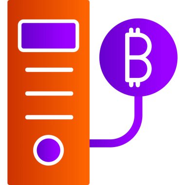 CPU icon, vector illustration simple design