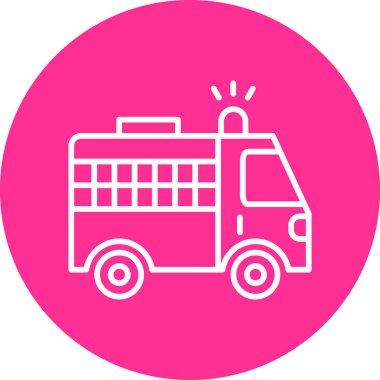 Police web icon. simple illustration