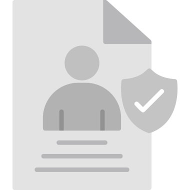 User logo an Data, simple icon for web page  