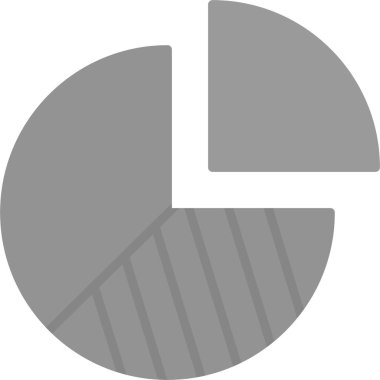 Pasta çizelgesi simgesi, modern tasarım illüstrasyonu