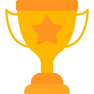 Kupa. Web simgesi basit illüstrasyon