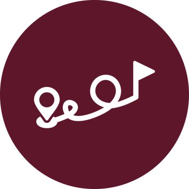 Hedef simge vektör illüstrasyonu